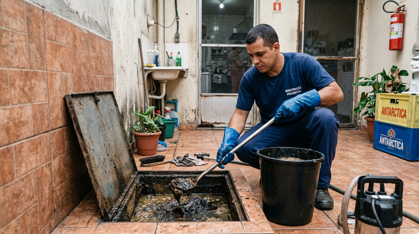Limpeza de Caixa de Gordura perto de mim em Florianópolis‑SC